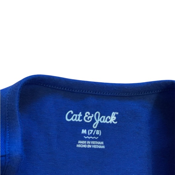 Cat & Jack Blue Sequin Hanukkah Girls Dress size 7-8 NWT - Picture 2 of 3